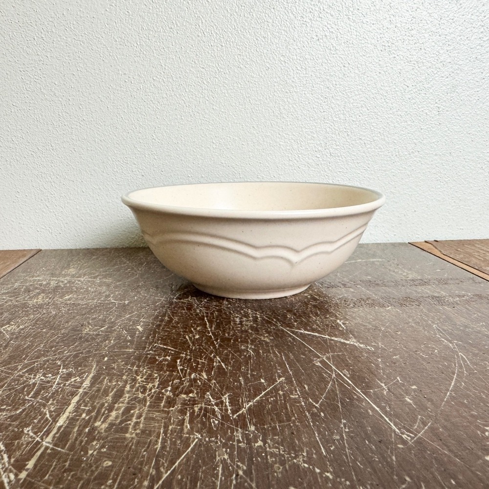 Pfaltzgraff Remembrance‎ Cream 6 inch Dinner Soup Salad Bowl Vintage Stoneware